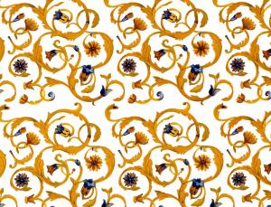 Goldene Schnörkel 70x50 cm