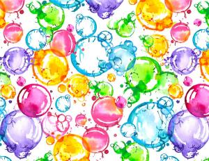 Bubbles 70x50 cm