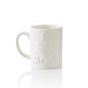 "Love Mom" Mug - 8 pcs