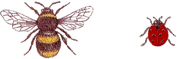 Hummel & Marienkäfer - 10 stk
