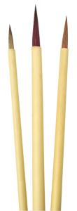 Bambu set #3 med 3 st penslar