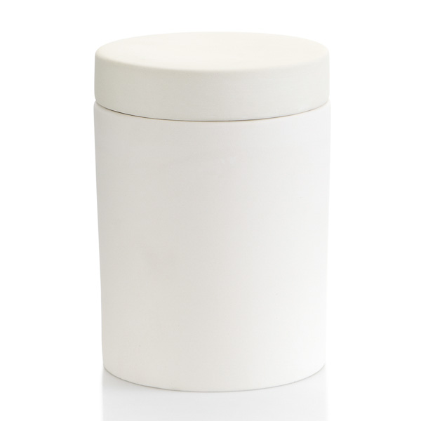 Flat Top Cylinder Canister - 6 pcs.