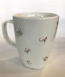 Alphabet sepia Vowels - 5 mm - 4 set