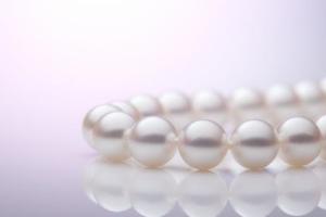 Naturpärla, kapad 7-7,5 mm