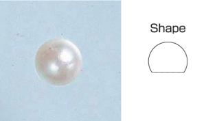 Naturpärla, kapad 7-7,5 mm