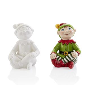 Sitzende Elfe - 6 St