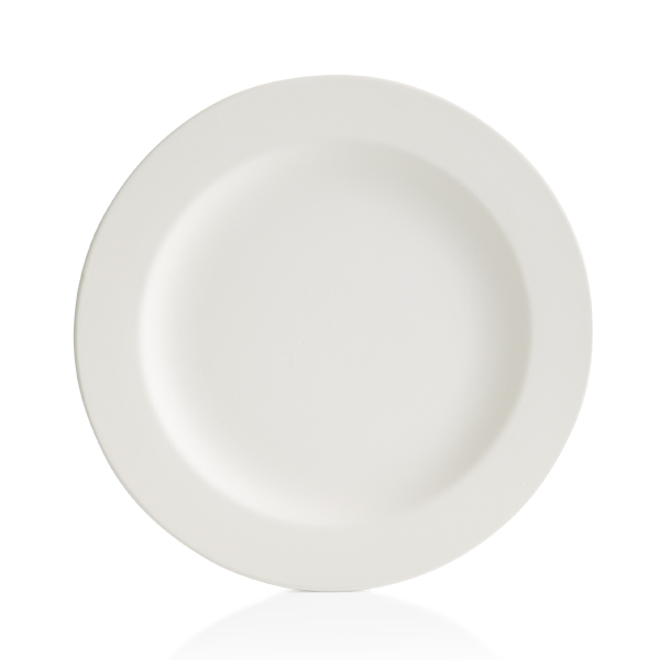 Runder Auflegeteller mit Rand 30,5 cm - 6 St.