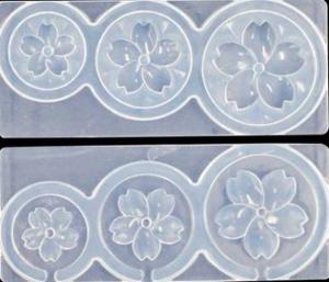 Silikonform zweiseitig - Cherrie blossoms -