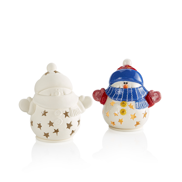 Leuchte - Schneemann - 4 St