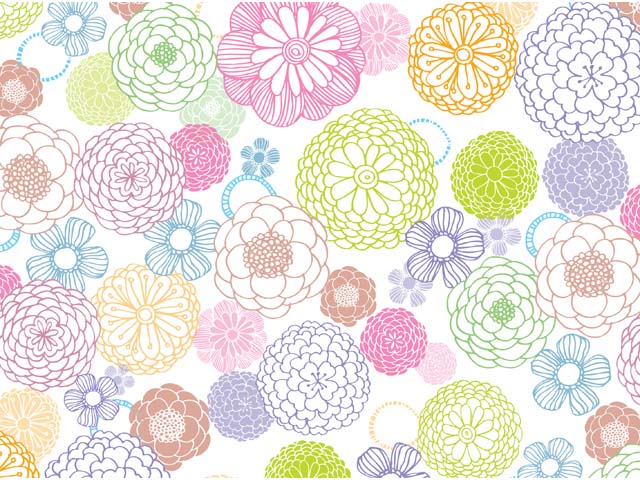 Pastel Dahlia 70x50 cm