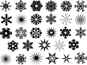 Schneeflocken - Platin