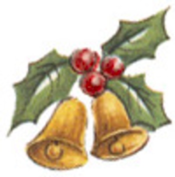 Weihnachtsglocken - 25 mm - 10 stk