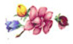 Flower Garden R 19 x 10 mm - 10 pcs