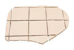 Lerskärare - kakel 10 cm