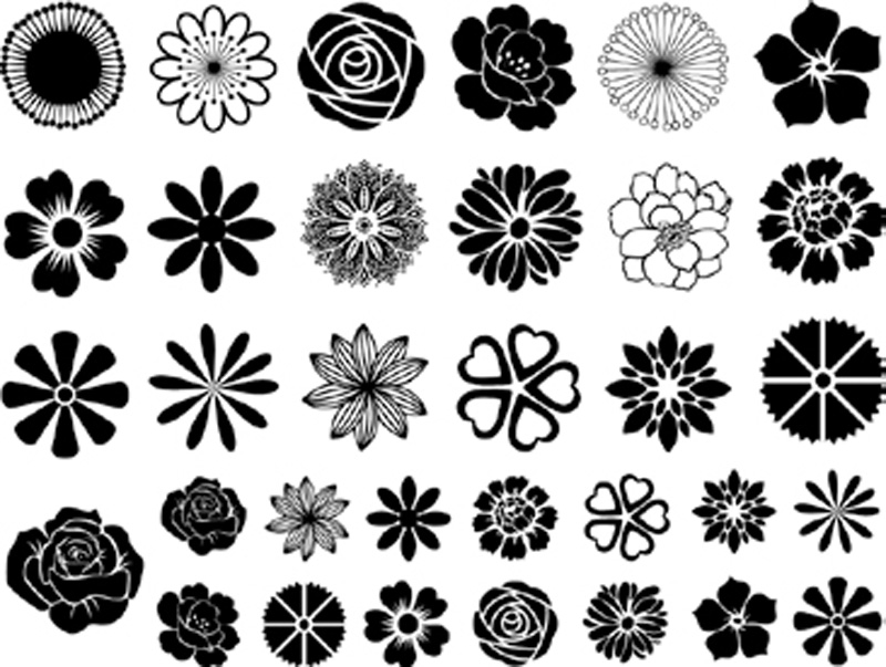 Kleine Blumen - Platin