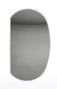 Tonschaber 10 cm - gezackt