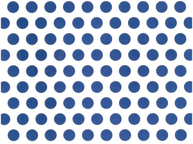 Blue Dots 70x50 cm
