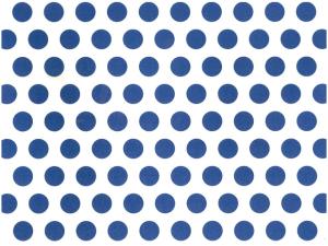Blaue Punkte 70x50 cm