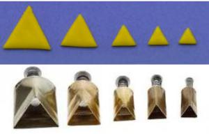 Clay Cutters Triangle - 5 pcs