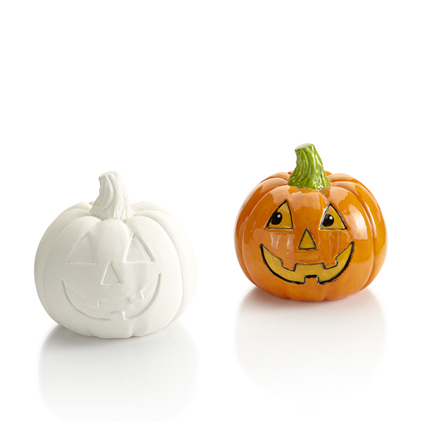 Kleiner Kürbis mit Gesicht - 8 St.
