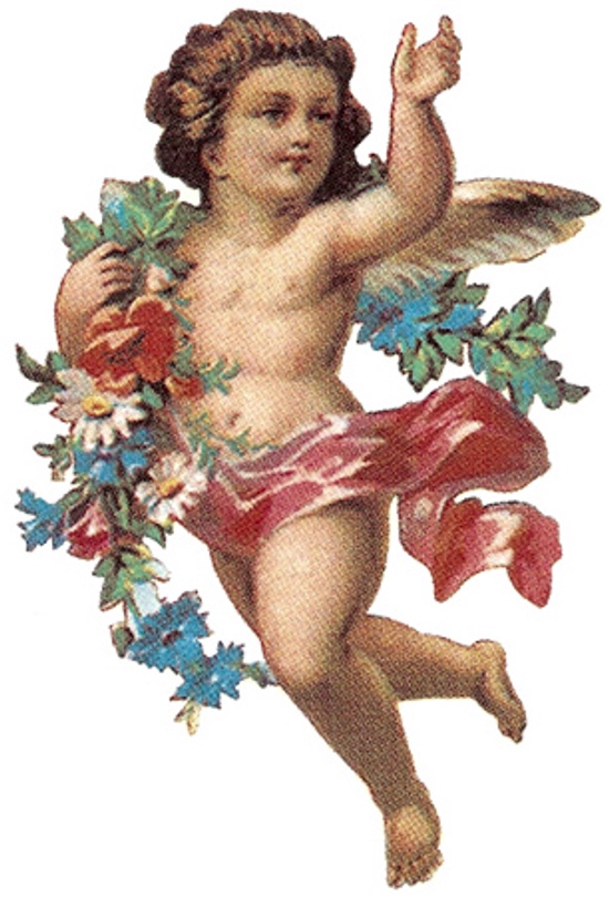 Blumen Engel B - 75 mm - 10 stk