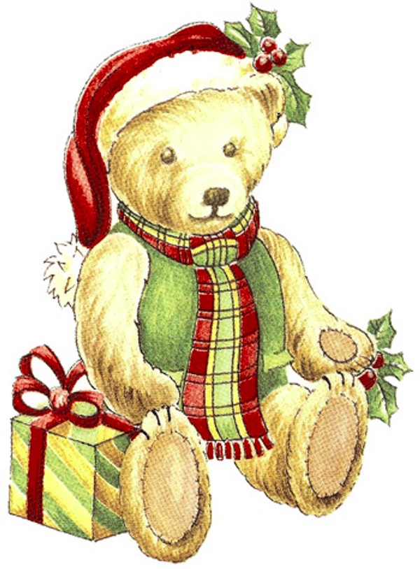 Weinachtsteddy - 10 stk