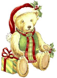 Weinachtsteddy - 10 stk