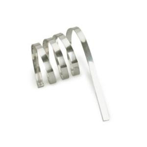 Platt silvertråd - 6 mm x 0,2 mm x 50 cm