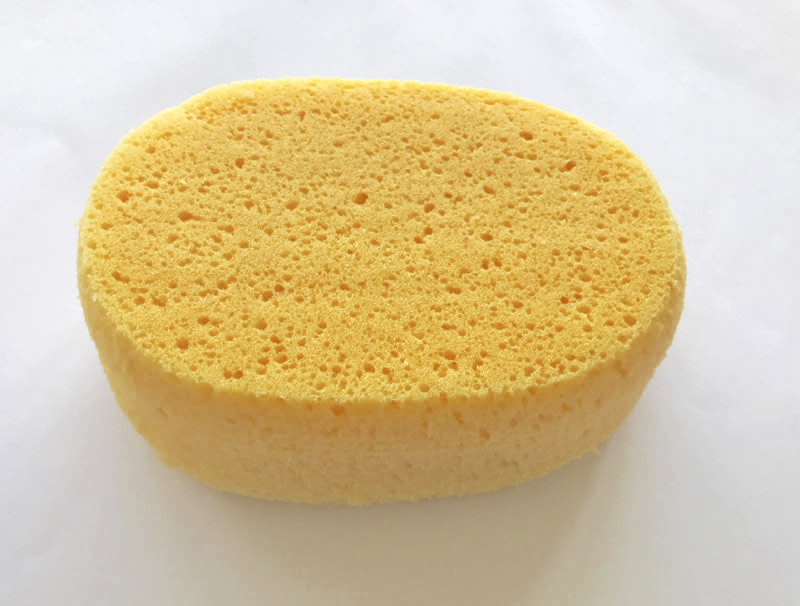 Synthetic oval sponge