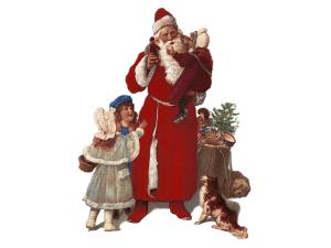 Weihnachtsmann 100 x 55 mm - 1 stk