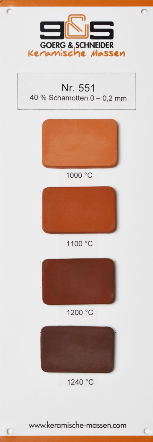 Stoneware Clay, red with grog - 10 kg