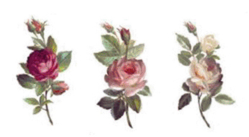 Flower Basket 30 mm - Sheet with 6 pcs