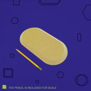 Rektangulär runda hörn - 15 x 30,5 cm