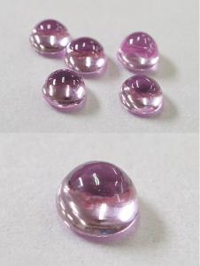 Syntethischer Saphir pink - 5 Stk.