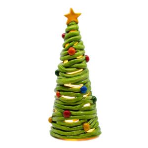 Coil Christmas Tree Lantern - 4 pcs