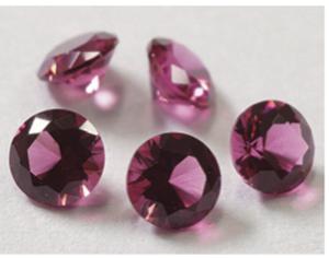 Zirkon Dark Red  3 mm - 5 st,