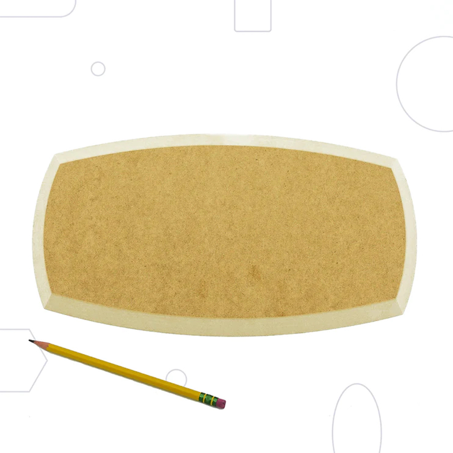 Sphärisches Rektangel 38 cm