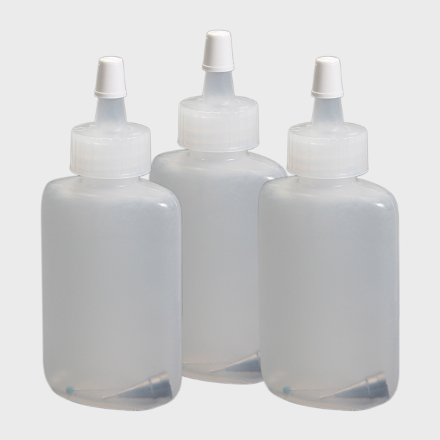 Malflasche mit Metall-Tülle - 3 Stk