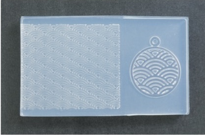 Silikonform - Vågor hänge