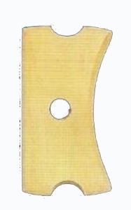 Drehschiene aus Bambus