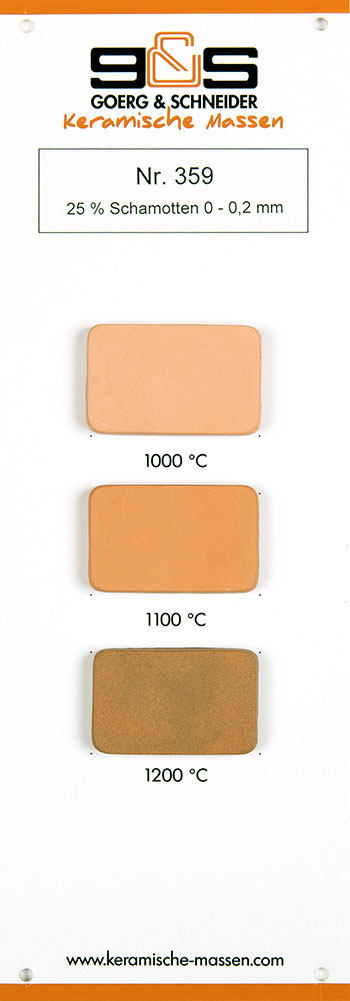 Stoneware Clay, yellow-apricot with grog - 10 kg