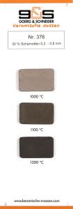 Stengodslera brun/svart med chamotte - 10 kg