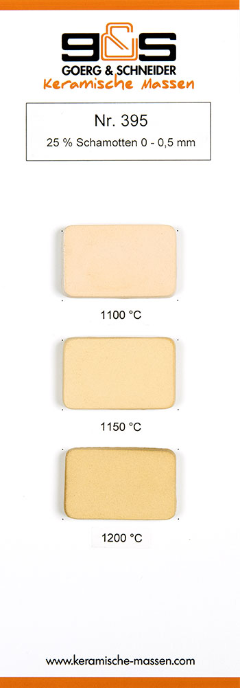 Stengodslera gul med chamotte - 10 kg