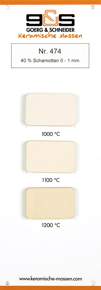 Stoneware Clay with grog - 10 kg