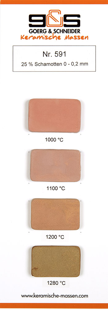 Stengodslera lila-gul med chamotte - 10 kg