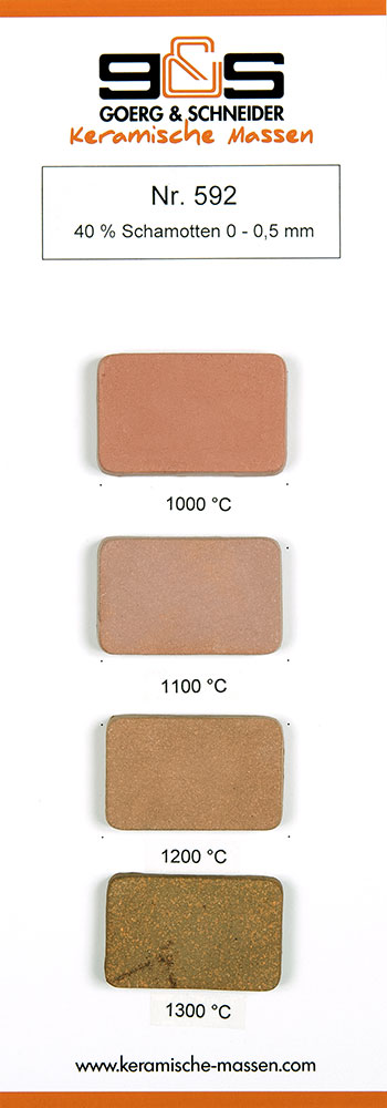 Stengodslera lila-gul med chamotte - 10 kg