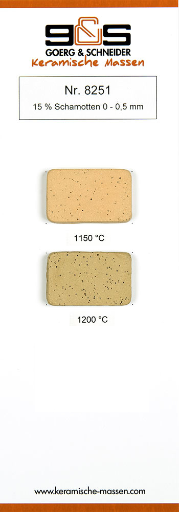 Stoneware Clay, learther-cork with grog and spots - 10 kg