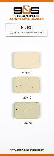 Stengodslera med prickar och chamotte - 10 kg