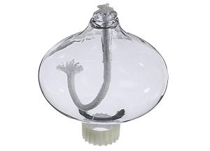 Fancy Glass Candle - onion shaped