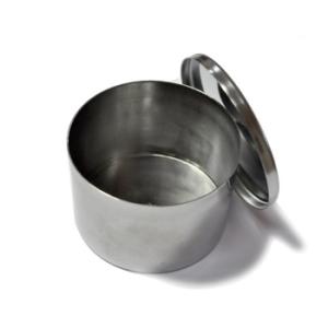 Stainless Steel Container d 9 x h 6 cm